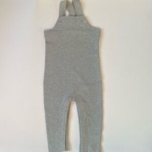 Moon and Back by Hanna Andersson Overalls Size 2T 24 Months Girls Boys Gray Soft